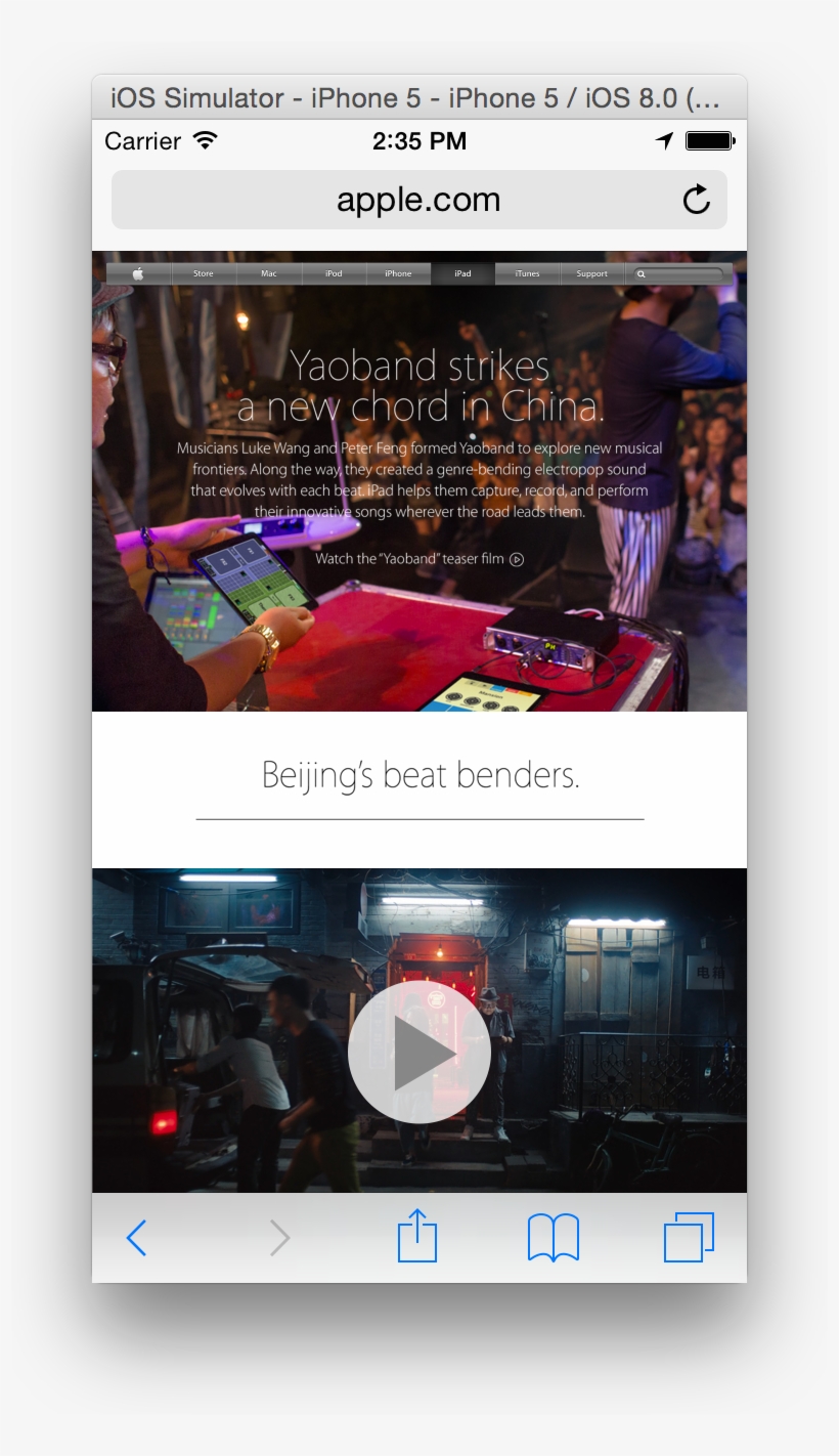 Use Safari To Test Web Apps - Blue Line Ipad Ios Safari, transparent png #9141658