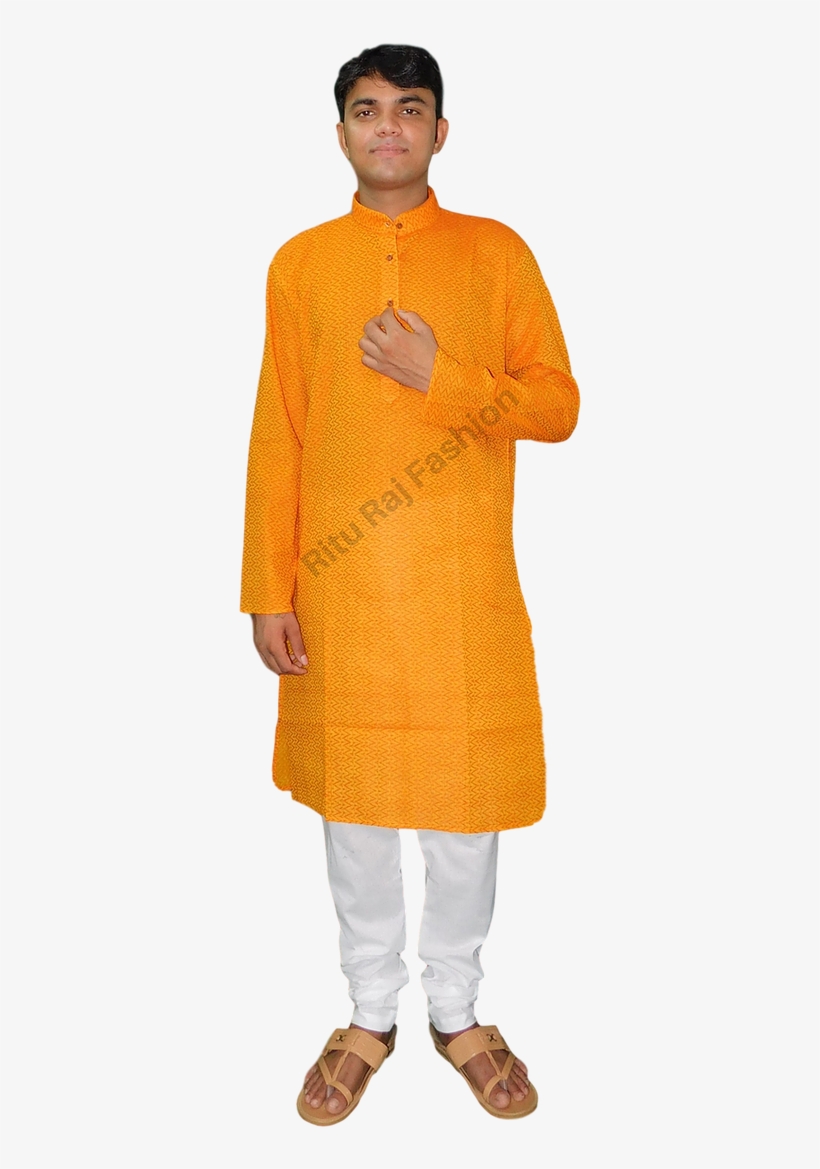 3 - Tussar Silk Kurta For Men, transparent png #9141708
