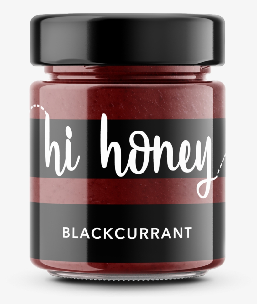Honey With Freeze-dried Blackcurrant - Glass Jar Mockup Download Free, transparent png #9142154