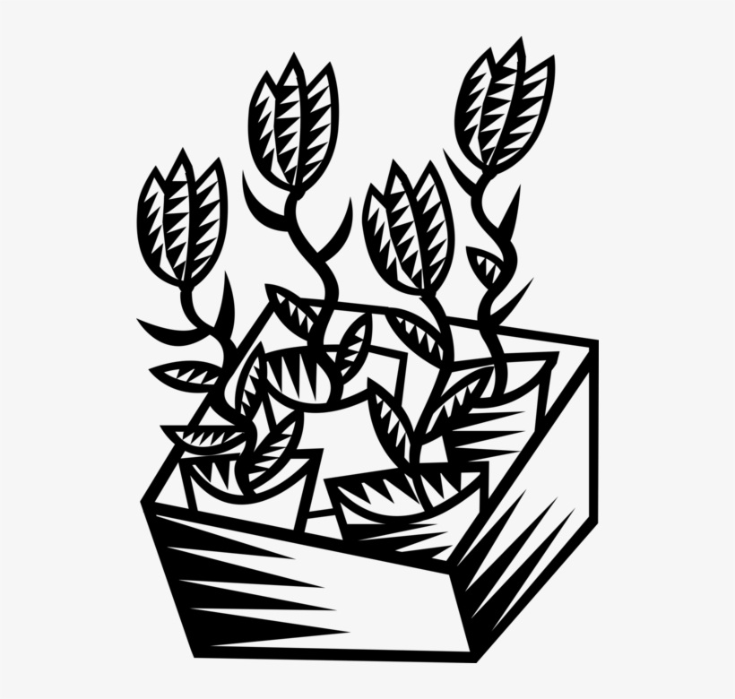 Vector Illustration Of Plant Nursery Greenhouse Flowers, transparent png #9142316