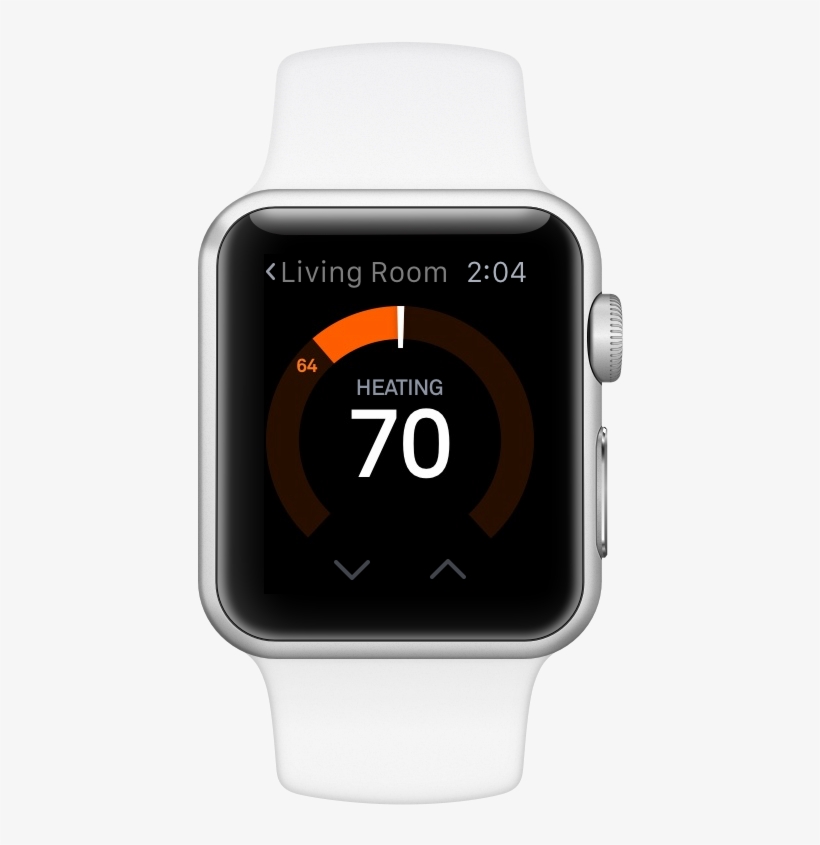 Nest App For The Iwatch Delivers The Same Interface - Analog Watch, transparent png #9142556