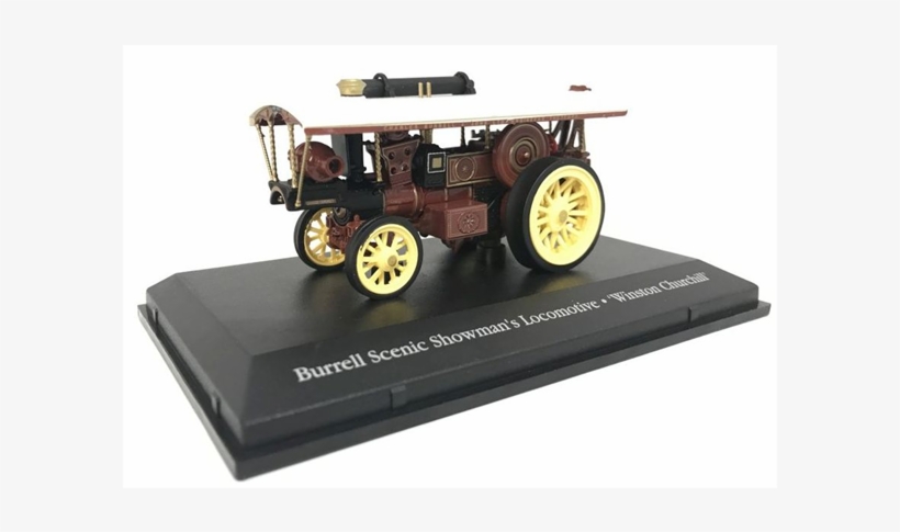 Burrell Scenic Showmans Loco Winston Churchill - Scale Model, transparent png #9143150
