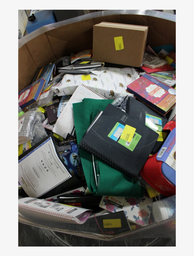 Pallet 827 Pcs Office Supplies, Books, Decorations - Baggage, transparent png #9143154