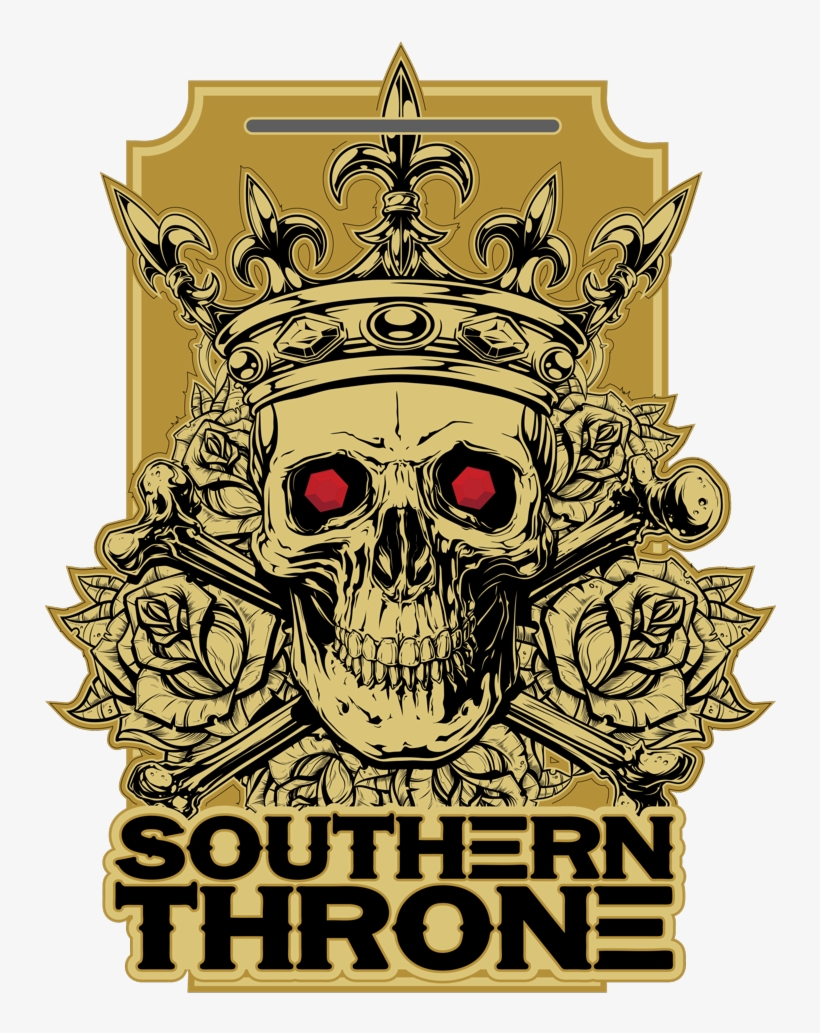 Crown Skull, transparent png #9143263