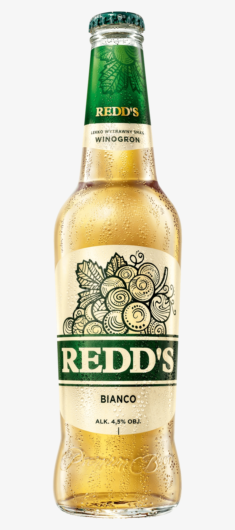 Redd's Bianco - Glass Bottle, transparent png #9144258