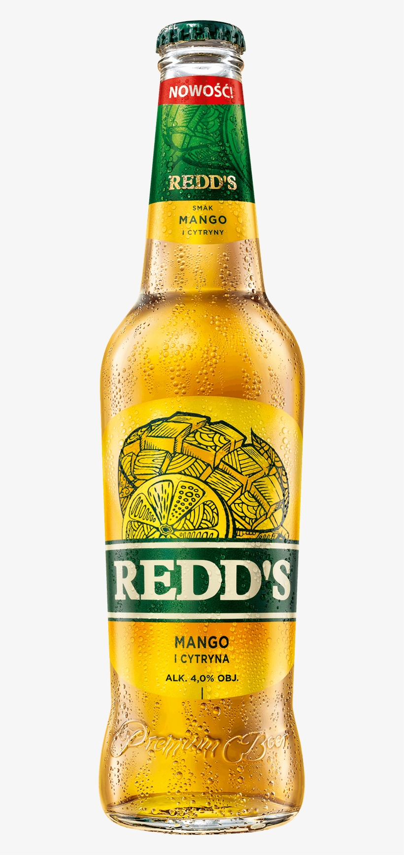 Redd's Mango And Lemon - Redds Mango Cytryna, transparent png #9144371