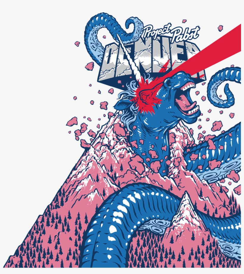 Pabst Blue Ribbon Art - Illustration, transparent png #9145426