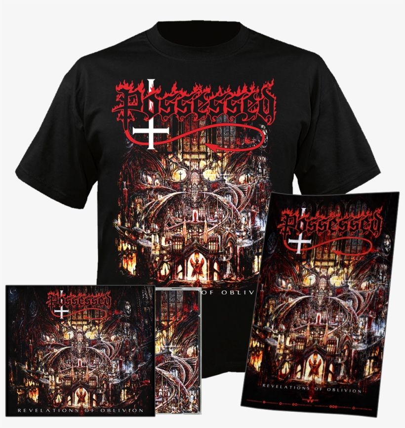 Revelations Of Oblivion Cd Ts Xl Bundle - Possessed Seven Churches, transparent png #9145615