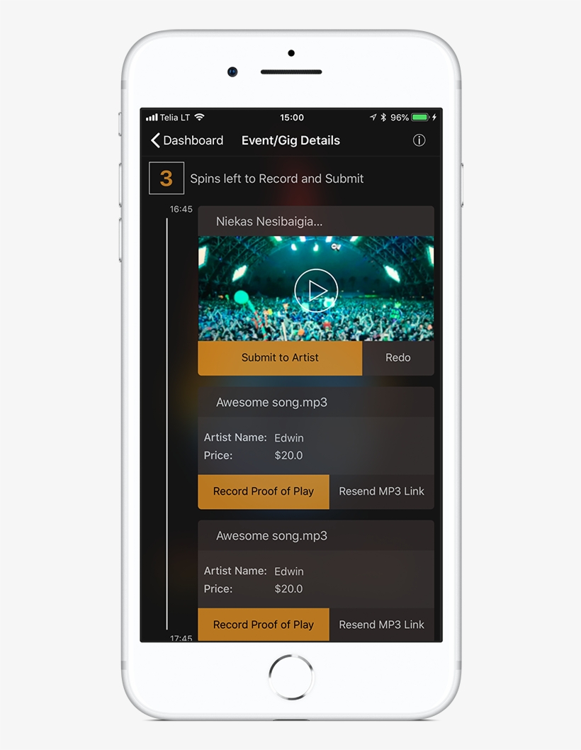Preview Songs Before You Accept Or Decline To Play - Smartphone, transparent png #9145890