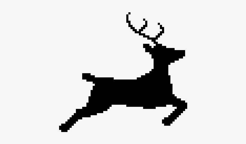 Reindeer - Silhouette, transparent png #9146195