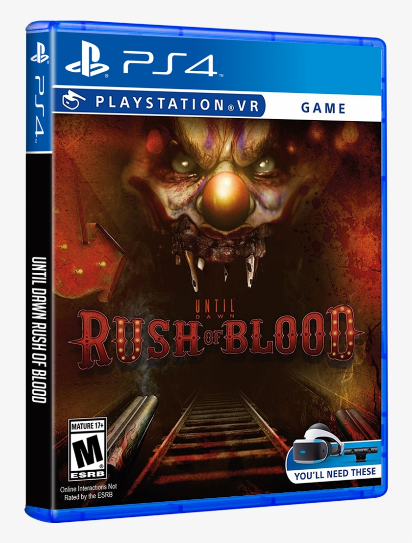 Rush Of Blood - Until Dawn Vr Ps4, transparent png #9146524