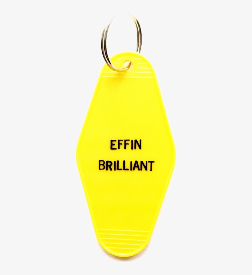 Hotel-motel Key Chain Effin Brilliant - Chain, transparent png #9146714