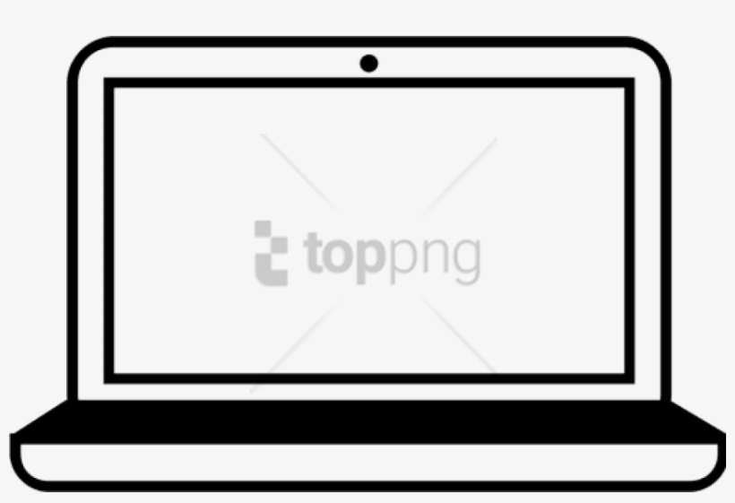 Free Png Laptop Silhouette Png Png Image With Transparent - Clipart Laptop Icon Free, transparent png #9147147
