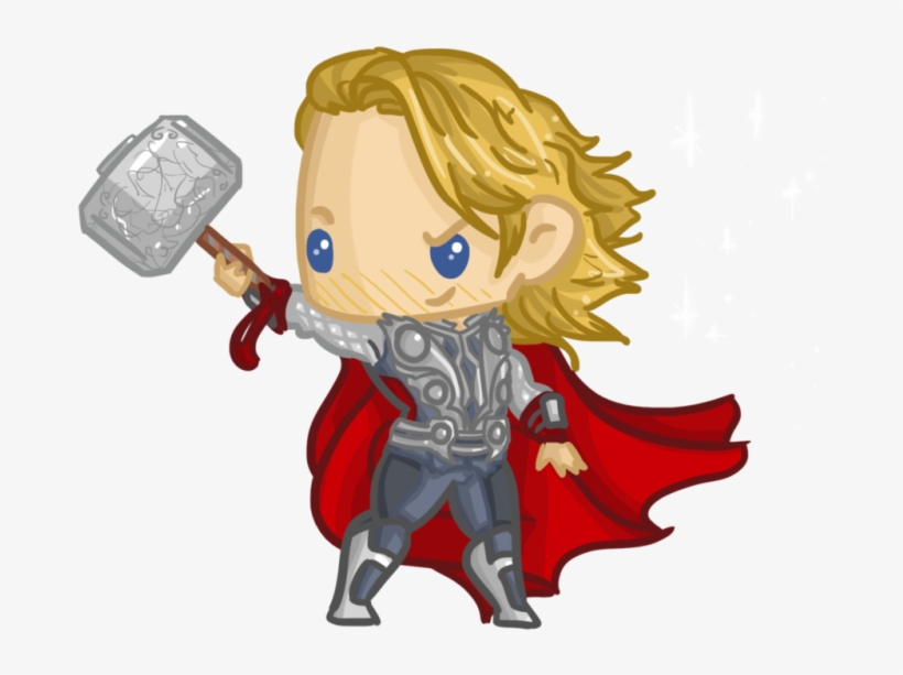 Thor Cute Png - Cartoon, transparent png #9147155