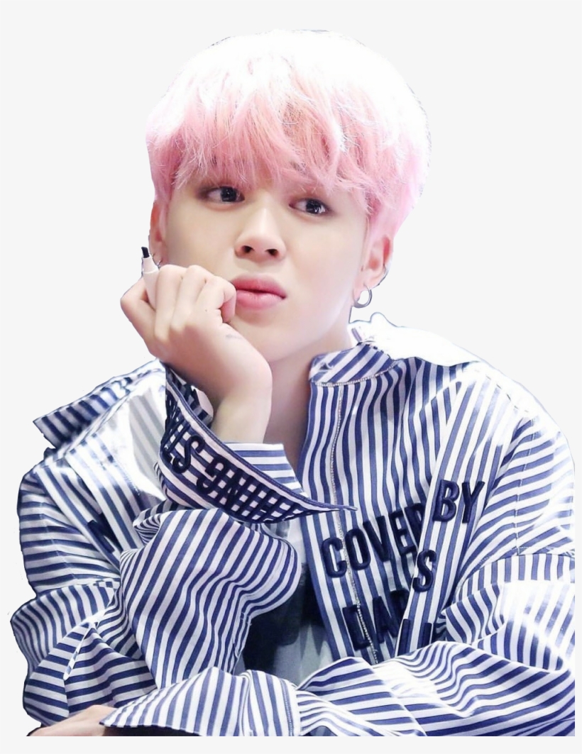 Collection Of Free Jimin Drawing Baby Download On Png - Jimin Pink Hair Png, transparent png #9147934