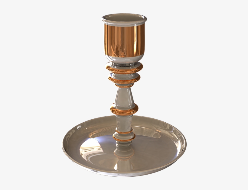 Candlestick, Porcelain - Champagne Stemware, transparent png #9148400