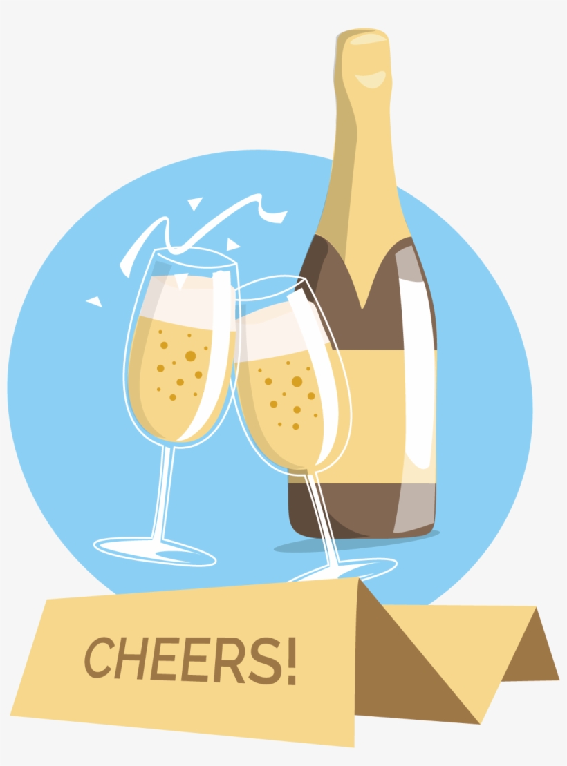 Wine Glass Vector Graphics - Champagne, transparent png #9148459