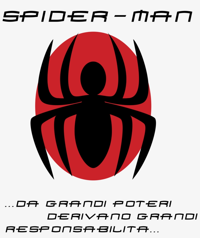 Spider Man Logo Png Transparent - Logo Spiderman Vector, transparent png #9148771