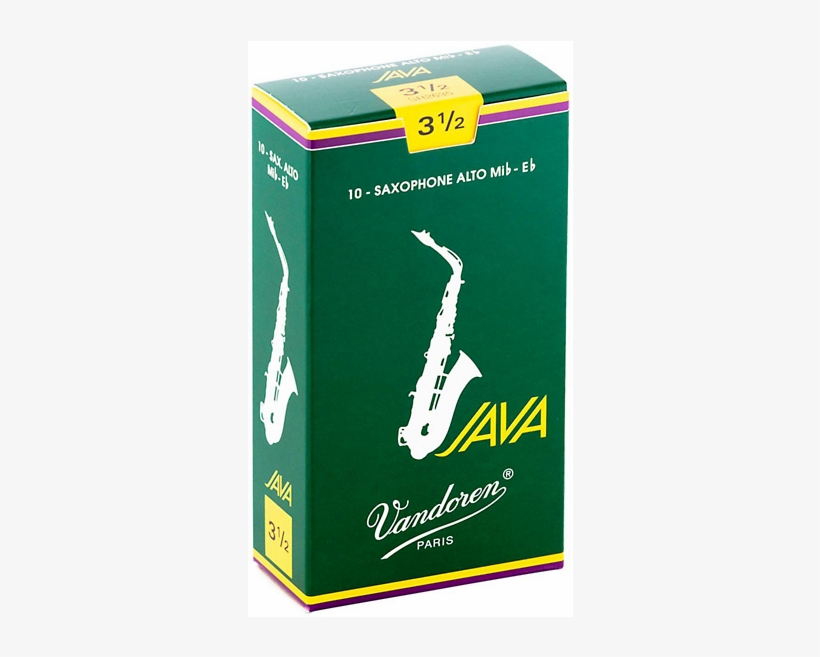 Vandoren Java Alto Saxophone Reeds, 10-pack Strength - Vandoren Java Alto Sax Reeds 2.5, transparent png #9148943