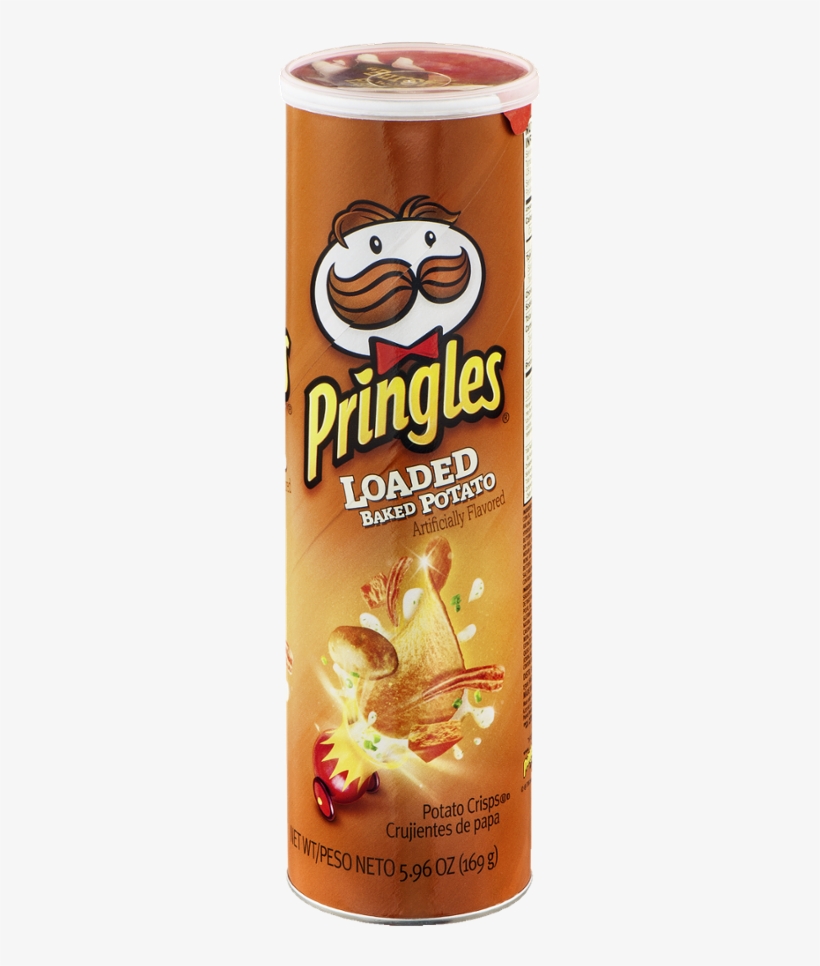 Pringles Loaded Baked Potato Potato Crisps, - Pringles, transparent png #9149170