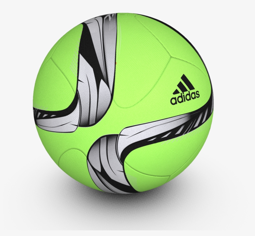 Adidas Conext15 Soccer Ball Green By Polygon3d - Ball Futsal 3d, transparent png #9149325