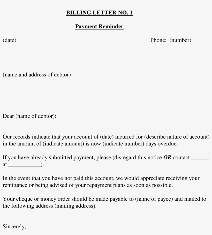 Letter For Payment Lovely Past Due Template Rhurbanhaloorg - Document, transparent png #9149426