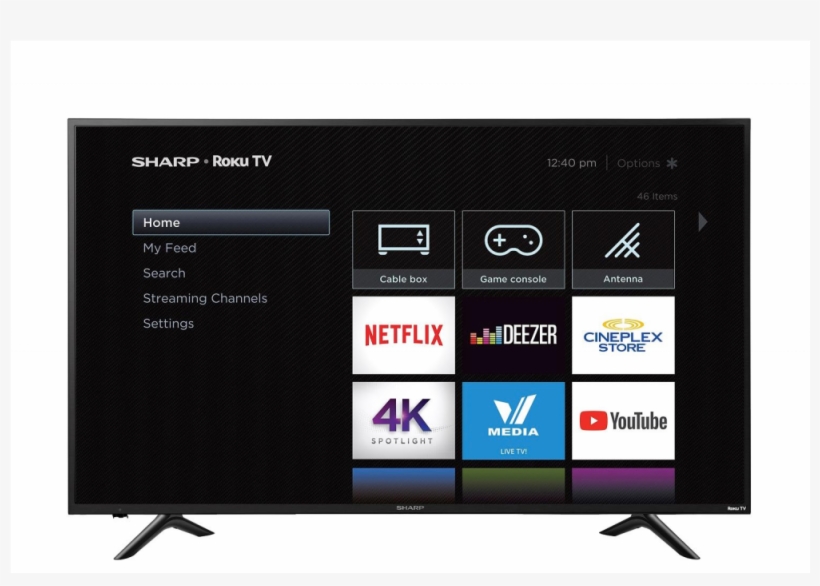 8 Pcs Led/lcd Tvs Refurbished (grade A) Sharp - Sharp 60 Class 4k Ultra Hd Hdr Led Roku Smart Tv R6003, transparent png #9149777