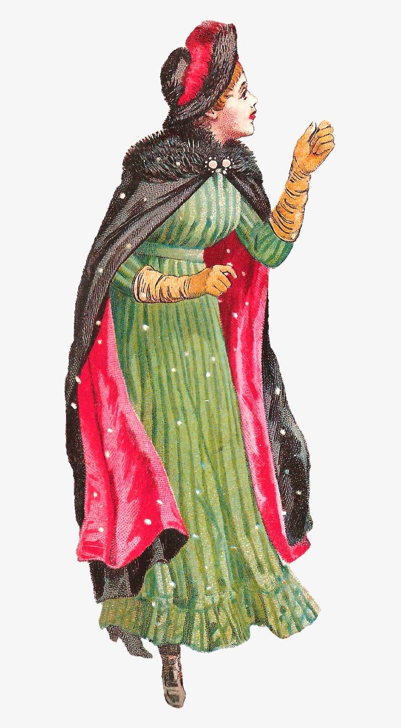 Antique Fashion Clip Art - Illustration, transparent png #9149790