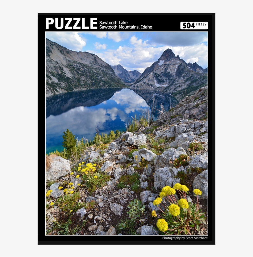 Sawtooth Lake 16 X 20 504 Pieces - Idaho Puzzle, transparent png #9149870