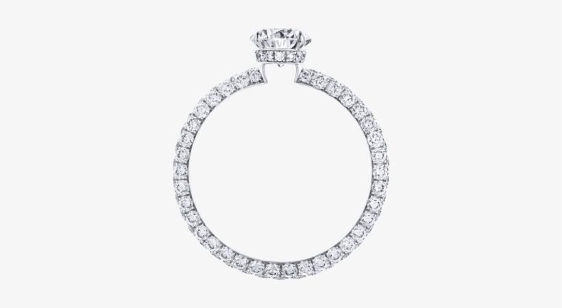Attraction By Harry Winston, Round Brilliant Diamond - Diamond, transparent png #9149922