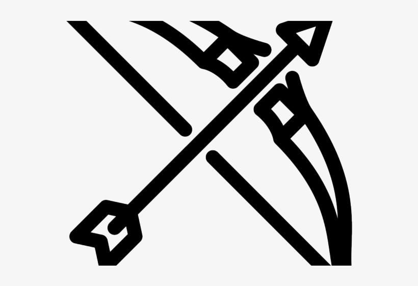 Hawkeye Clipart Bow - Dussehra Icons Black And White, transparent png #9150366