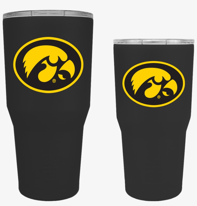 Iowa Hawkeyes Tigerhawk Oval Tumbler - Iowa Hawkeyes, transparent png #9150410