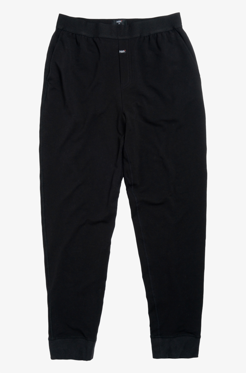 Black Lounge Pants In Pima Cotton - Mens Supernova Short Running Tights Black, transparent png #9151069
