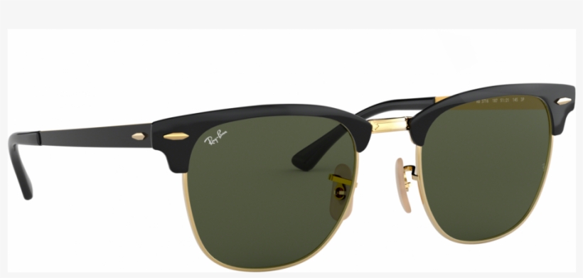 Ray-ban Clubmaster Metal Rb3716 187 51 Óculos De Sol - Ray-ban, transparent png #9151202