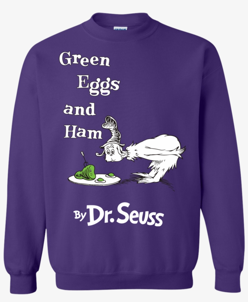 Dr Seuss Green Eggs And Ham Sweatshirt - Green Eggs And Ham Book, transparent png #9151260