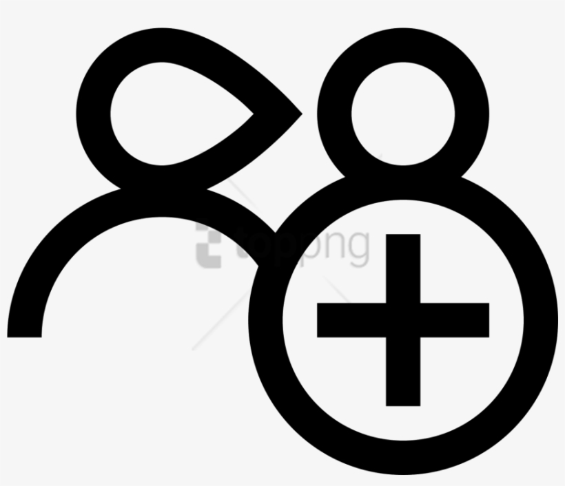 Free Png Add User Group Woman Man Icon - Math Ico, transparent png #9151405