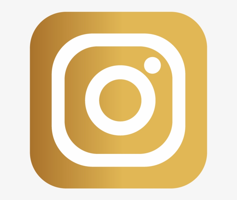 Instagram Gold Social Media Icons, Social Icons - Social Med