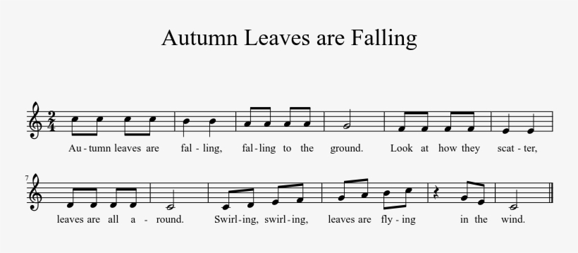 Autumn Leaves Are Falling Sheet Music 1 Of 1 Pages - Epic Sax Guy Trombone Sheet Music, transparent png #9153081