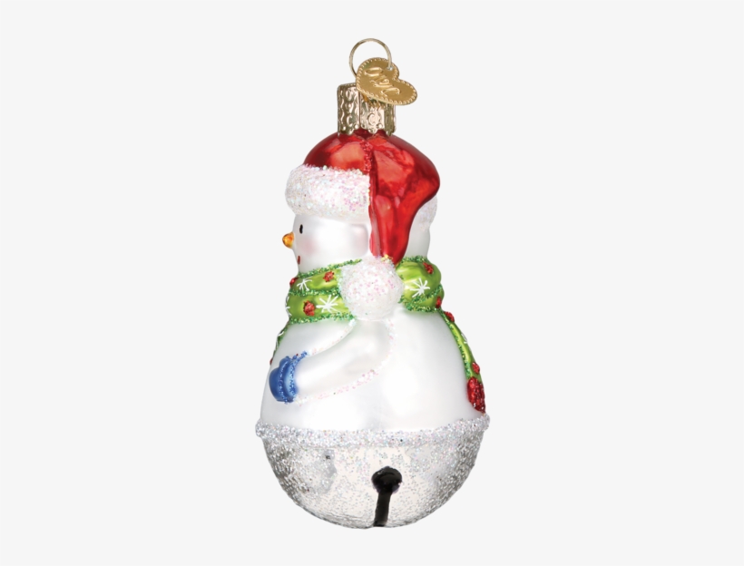 Jingle Bell Snowman Christmas Ornament - Christmas Ornament, transparent png #9153083