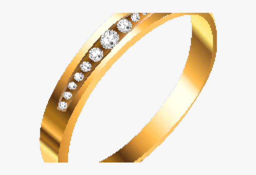 Chain Clipart Gold Jewelry - Png Golden Ring, transparent png #9153574