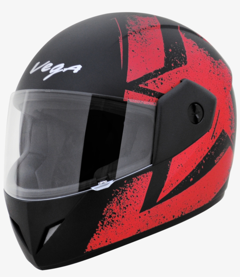 Cliff Dx Adventure Dull Black Red Helmet - Motorcycle Helmet, transparent png #9153580