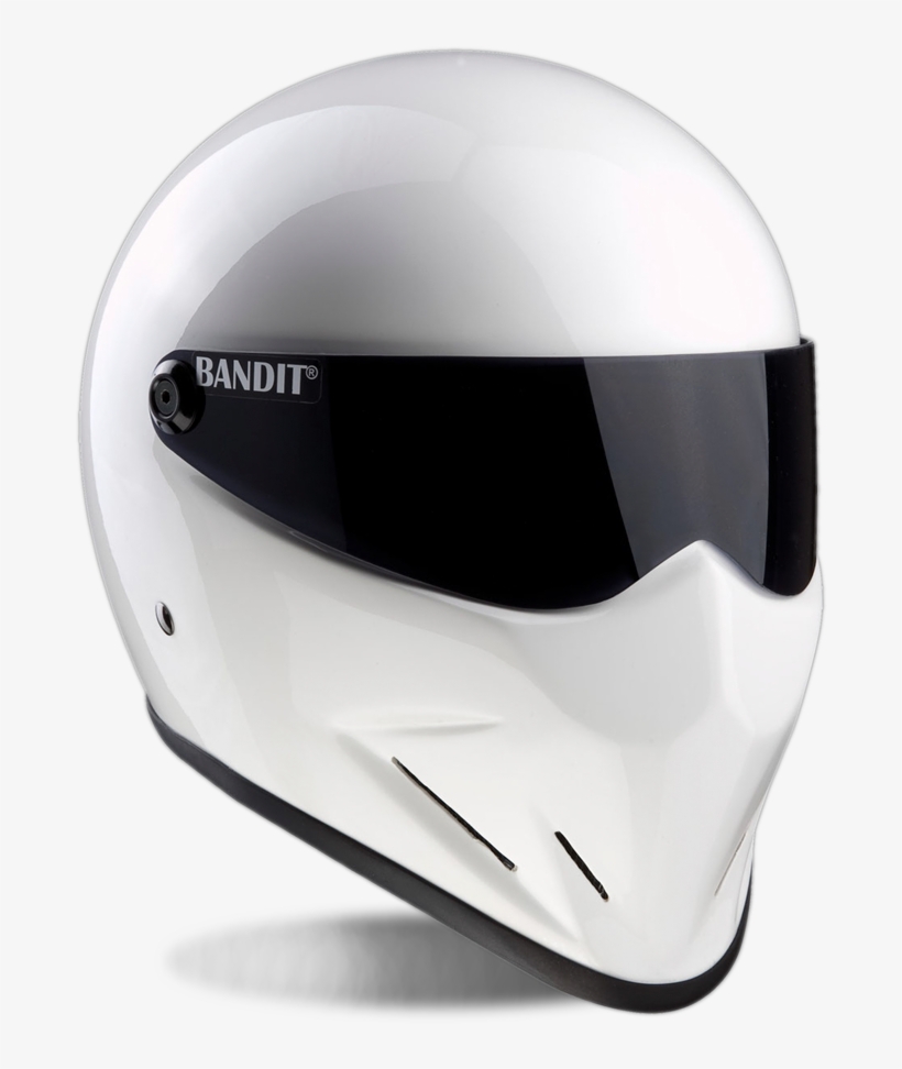 Bandit Helmets Crystal Gloss White - Bandit Crystal, transparent png #9153696