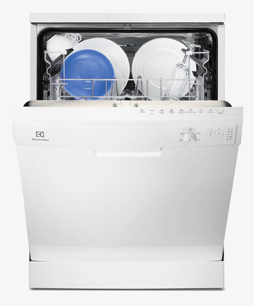 Electrolux White Dishwasher, transparent png #9154159