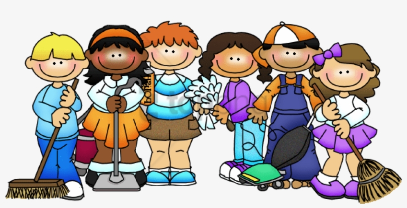 Free Png Children Png Clipart Png Image With Transparent - Cleaning Classroom Clip Art, transparent png #9154331