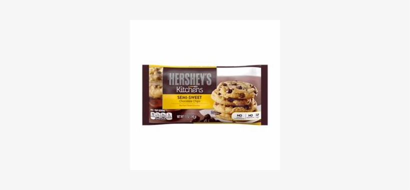 Hershey's Semi-sweet Chocolate Baking Chips Bag, 12 - Hershey Semi Sweet Chocolate, transparent png #9155372