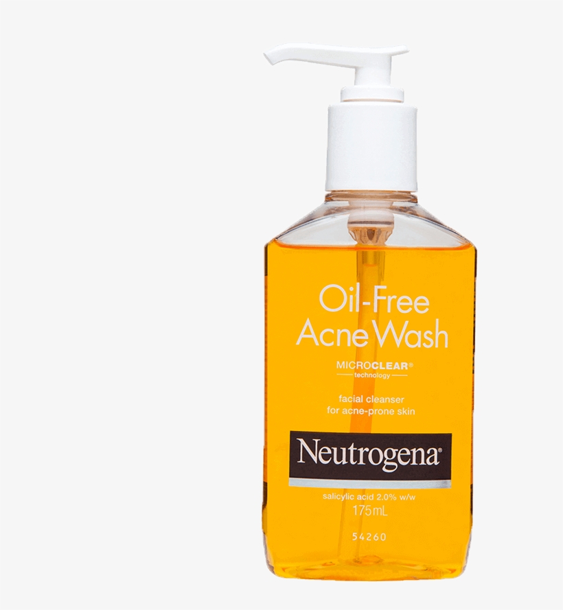 Neutrogena Oil Free Acne Wash 175ml, transparent png #9155570