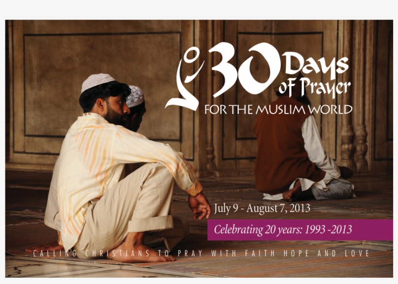 30 Days Of Prayer For The Muslim World - Flyer, transparent png #9155684