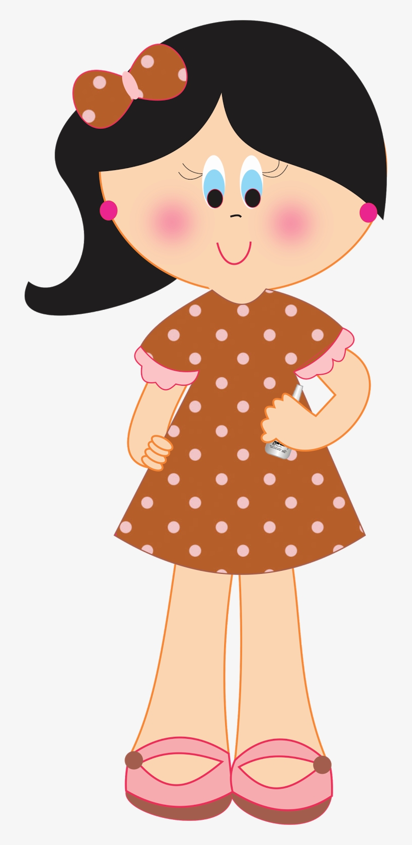 Doll Png Transparent Clipart - Bonequinhas Desenho, transparent png #9155689