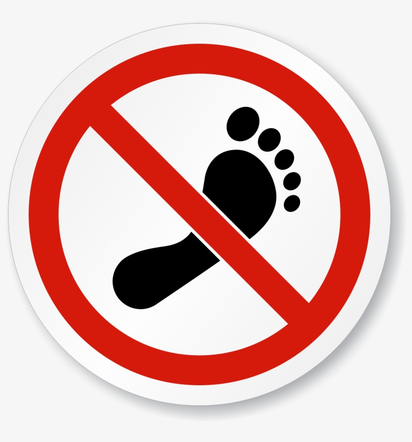 Do Not Step Iso Sign - Internet And Phone Outage, transparent png #9155726