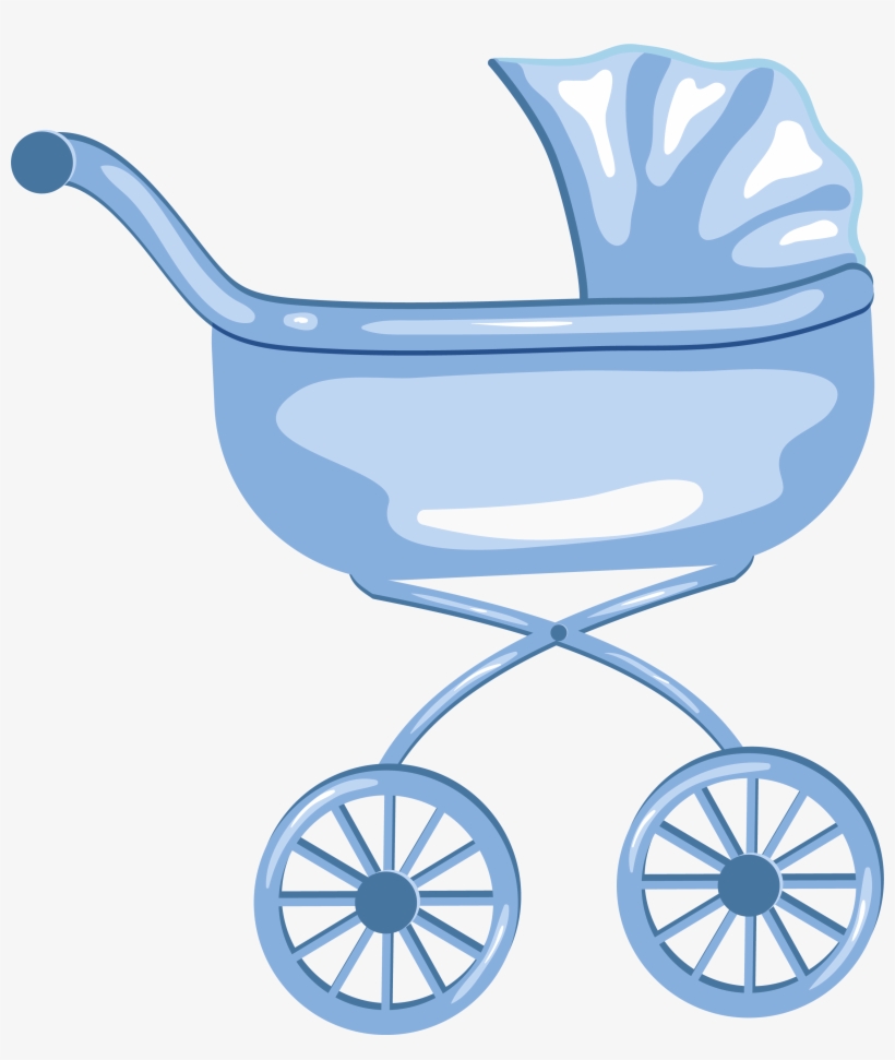 Blue Baby Carriage Clipart, transparent png #9156216